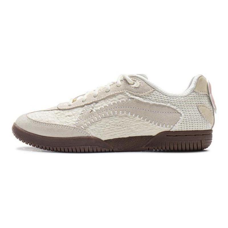TYAKASHA x China Li-Ning PP Table Tennis Series Unisex Low Top Table Tennis Shoes Off White AZGV153-1 37
