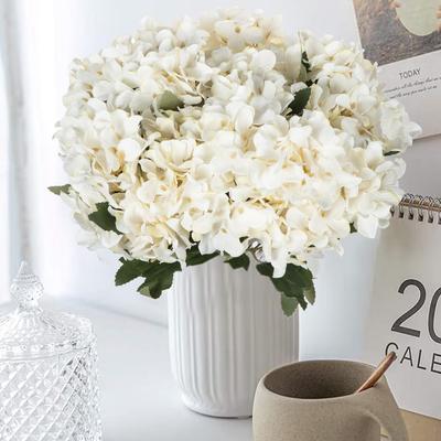 1pc Artificial Flowers Silk Hydrangea Vase Home Decorations Accessories Wedding Decorative Fake Plants Festival Garland Material