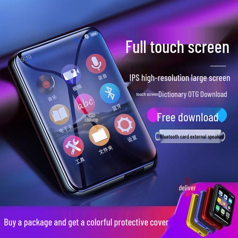 Ultradünner tragbarer MP3/MP4-Studenten-Touchscreen-Musikplayer