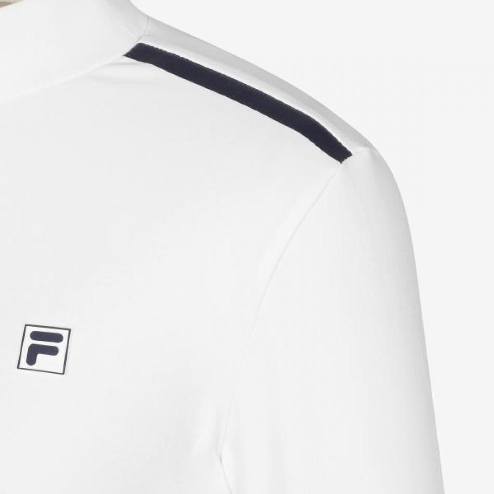 Fila Long Sleeve Mock Neck Tennis T shirT Fs2rlg4351f Owh