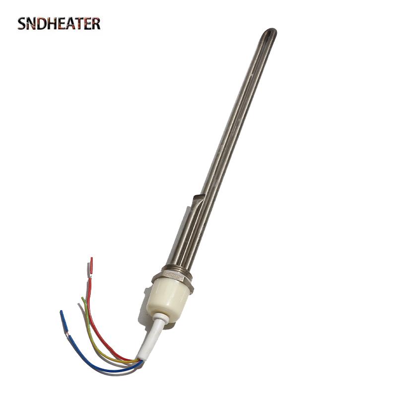 

SNDHEATER 220В 1,5 кВт Электрический ТЭН для солнечного бака G1 Резьба 32 мм с контролем температуры 37 см 3-проводной с колпачком 1500w
