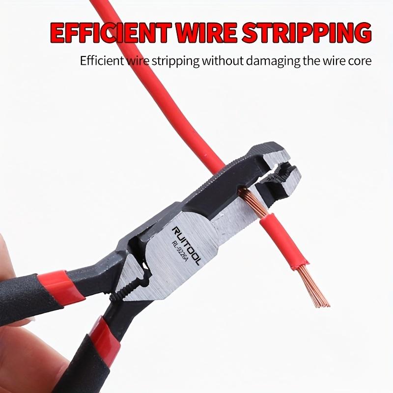 [Effortless Screw Extractor Pliers] Screw Extractor Pliers: High Carbon Steel, Non-Slip Jaws, Glue Coated Handles for Effortless Removal of Damaged