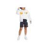 Nike Sportswear Coral Reef Cartoon Pattern Printed Crew Neck Short Sleeve T-Shirt Kids Tops White FQ0820-100