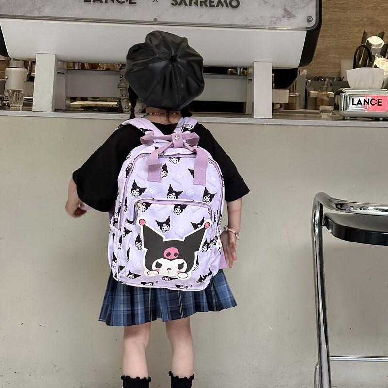 Kindergarten Student Schoolbag Cartoon Cute Foreign Style Printed Children'S Backpack Summer Children'S Bag