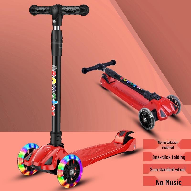 

Складной самокат 3-в-1 Little Wen Tong со световыми эффектами для детей от 2 до 12 лет