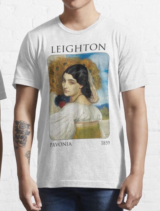 Pavonia 1859 Leighton Art T shirt - %100 Premium Cotton Unisex T-Shirt XXL
