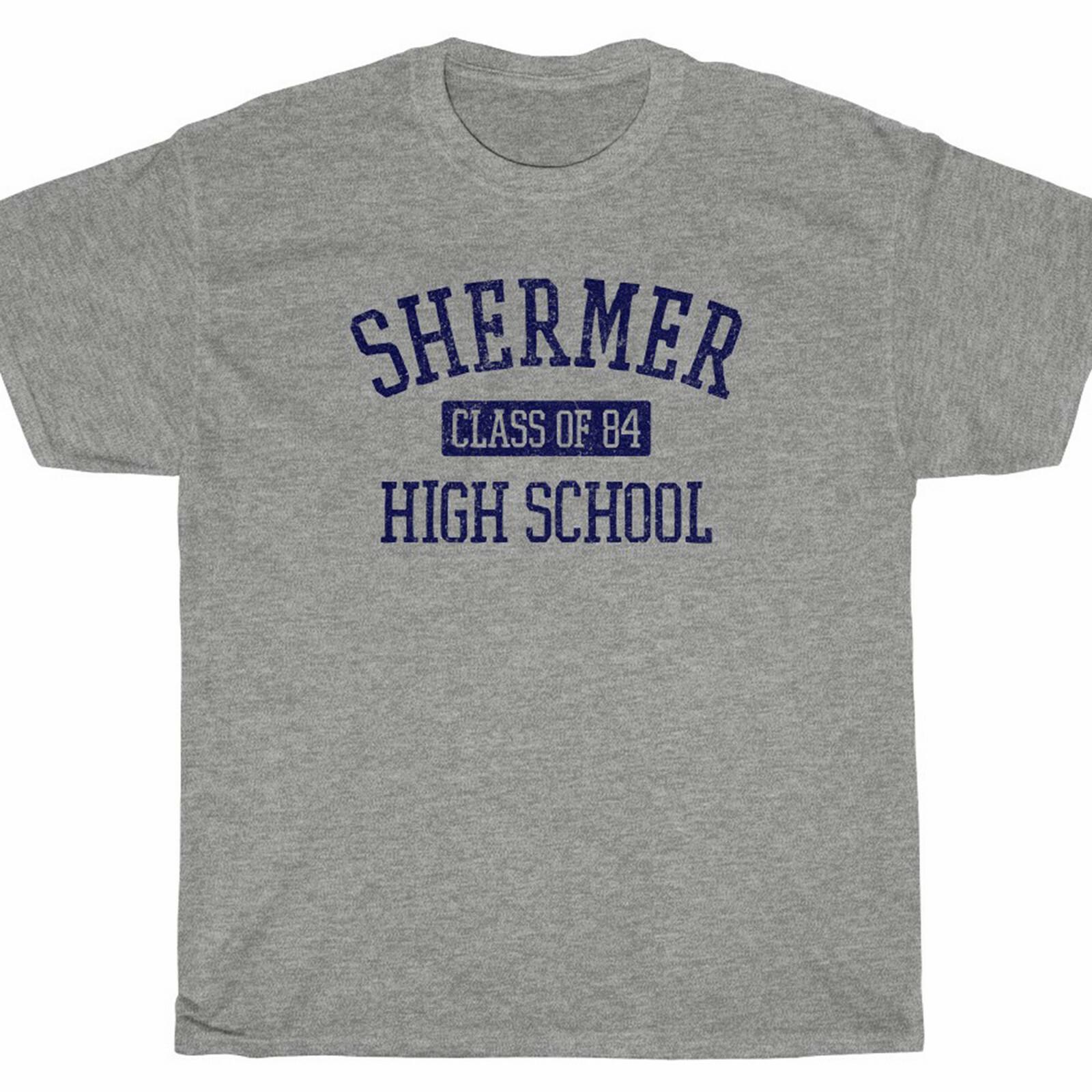 SHERMER HIGH SCHOOL T-Shirt john gym class hughes breakfast pretty in club XL