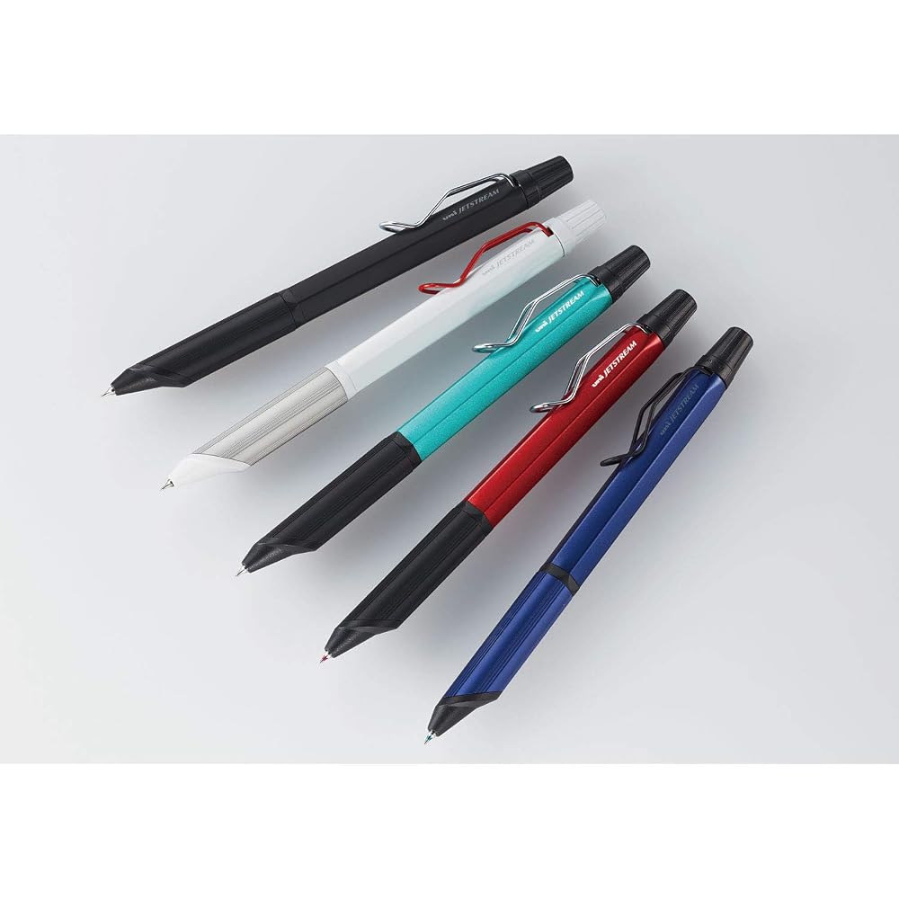 Mitsubishi Pencil Jetstream Edge 028 Limited Edition Two-Tone Red 3-Color Ballpoint Pen - Extra