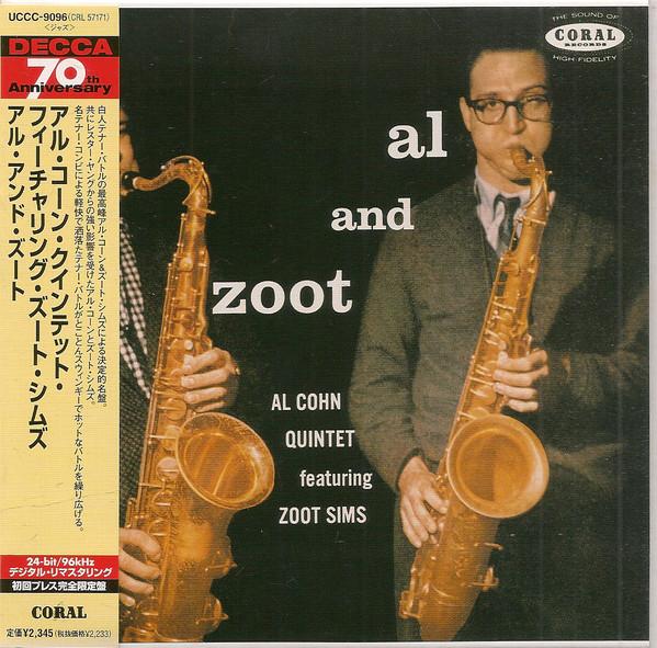 

CD AL COHN - Al And Zoot UCCC9096 Coral 2004 Japan ObiJazz Used