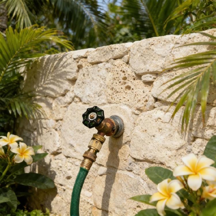 Durable 3 4 Inch Brass Hose Linker With flexible Fit For Various Garden Tools And Watering Equipment