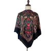 100*100cm Russian Style Floral Print Square Scarf for Women