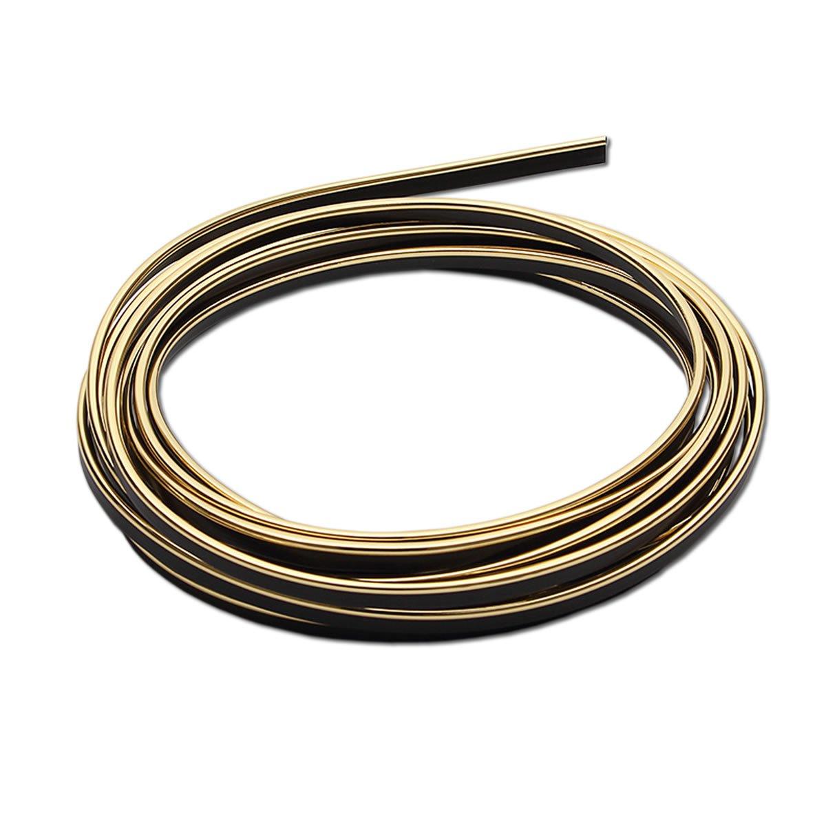 

ZooooM ZM-KASUMO-GD Молл для организации салона автомобиля Цвет Легкая окантовка Настраиваемая установка Установка Удобная Сделай сам золотой