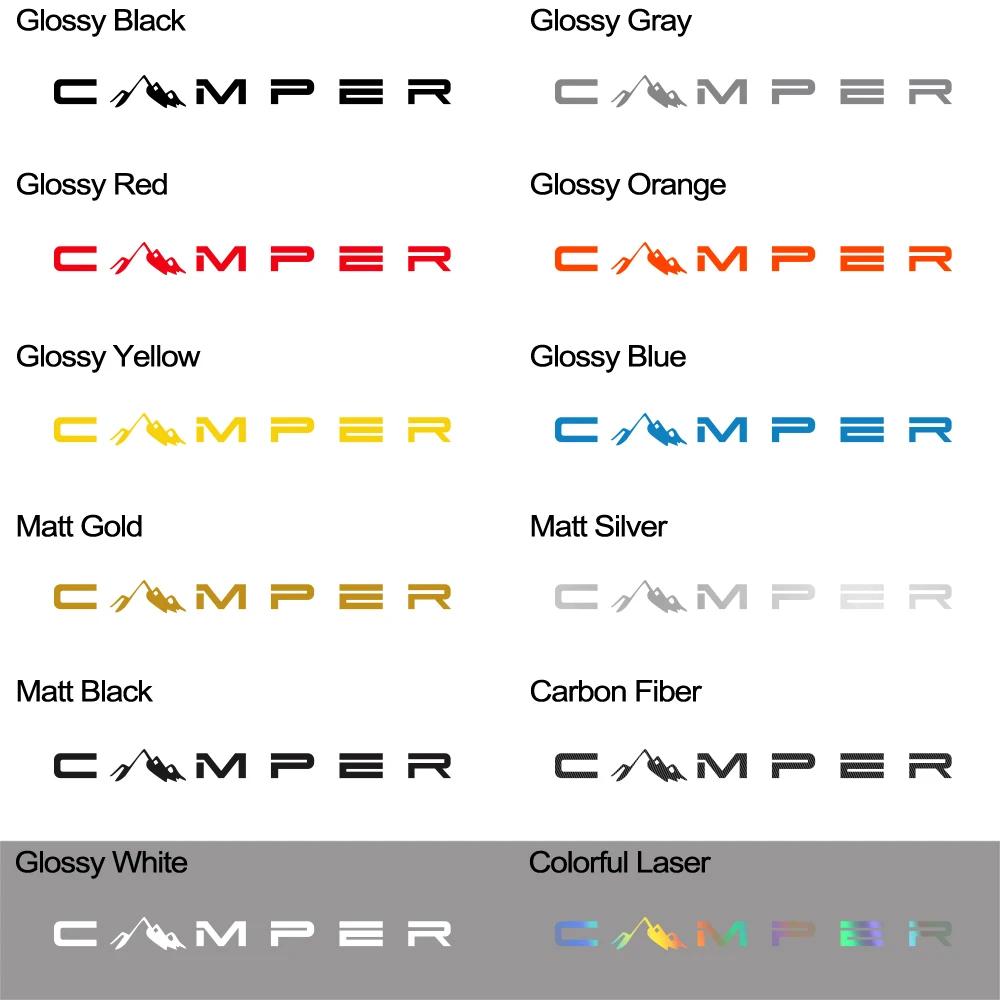 Camper Mountain Car Sticker Decal 4x4 Offroad for Van Caravan Truck Taxi Camping Rv Cargo Motorhome Vinyl Decor Auto Accessories