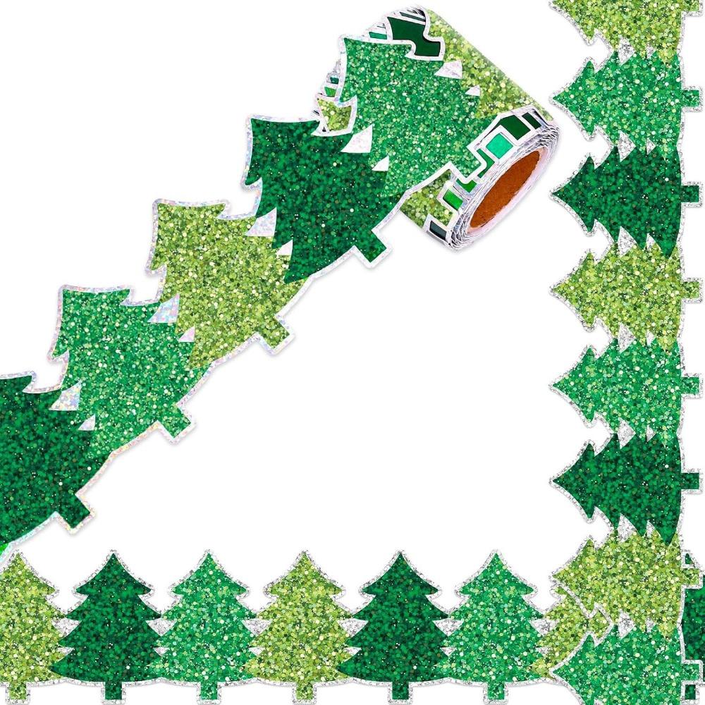 10m Border Sticker Roll Self Adhesive Christmas Border Stickers  Christmas Decorations