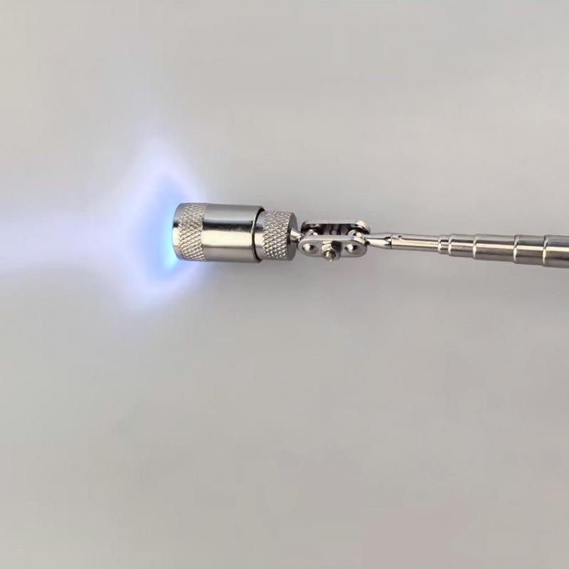 LED Telescopic Magnetic Pick-Up Tool with High-Intensity Light for Auto Repair