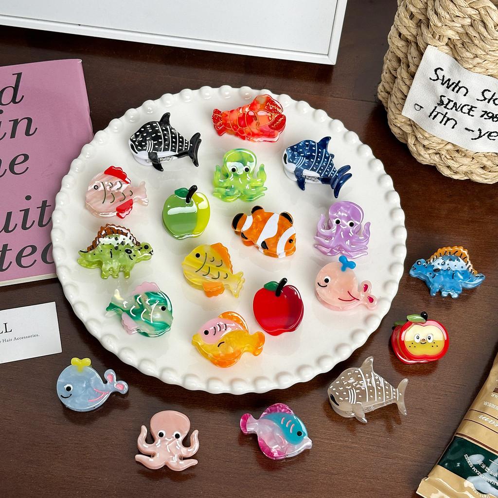 Fun Stylish And Mini Hair Clips Featuring Delightful Sea Creatures For Women
