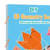 Set Pull String 3D Geometry Learning Book Early Education DIY