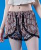 KOLEAT Resort Bohemian Flare Multi Swim Shorts [Brown]