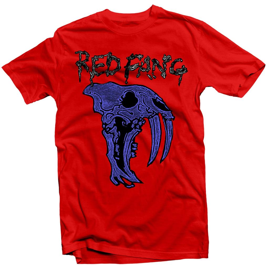 Deep Cuts Red Fang Rockband Grafik T-Shirt Baumwolle Rundhals Lässiges Unisex T-Shirt Sommer Oberteil