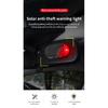 1pc Car Fake Security Light Solar Powered Simulated Dummy Alarm Wireless Warning Anti-Theft Caution Lamp LED Flashing Lights Dome Lights 6