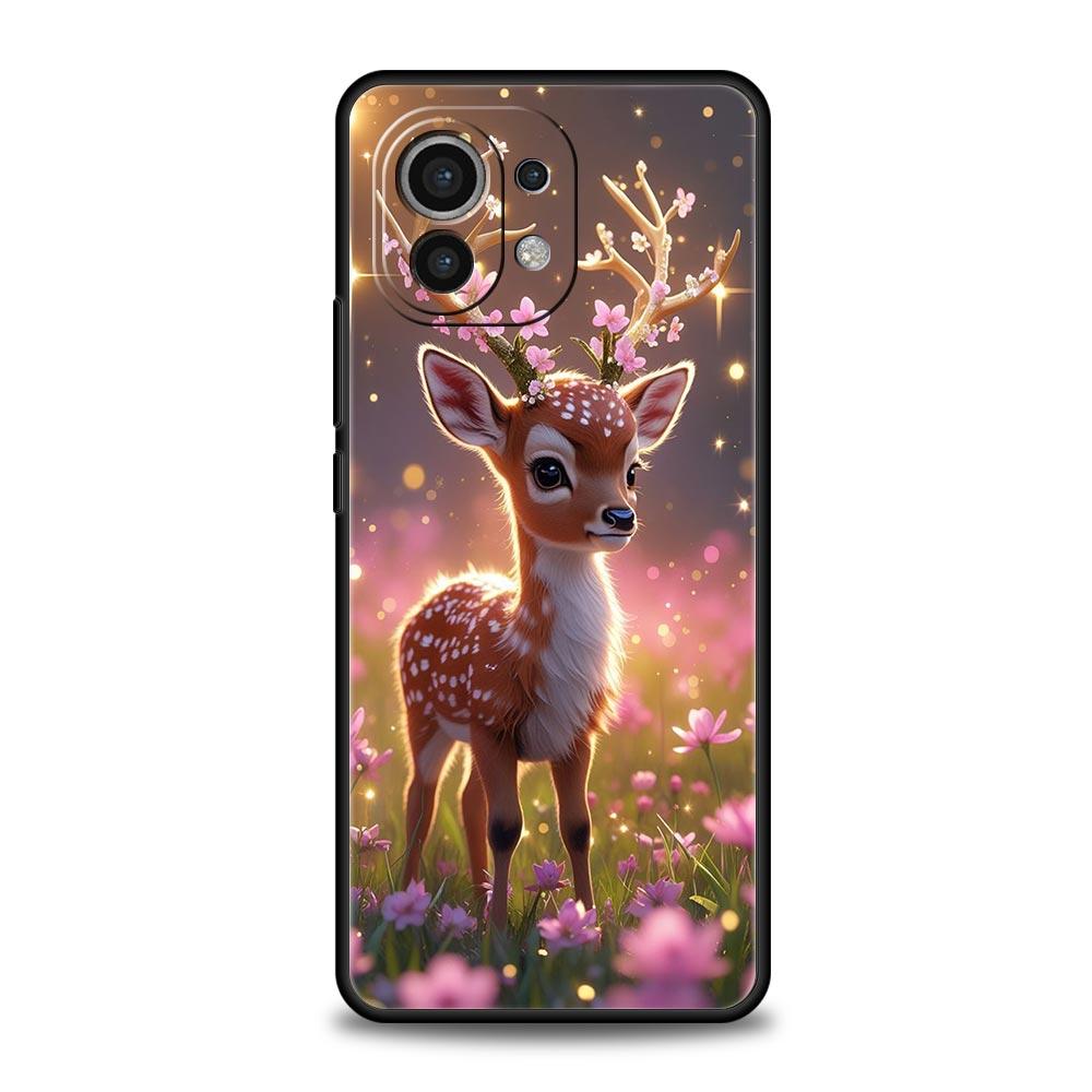 Deer Lichee Pattern Phone Case Cover for Xiaomi Mi 17 15 14 13 12 11 Ultra 15T 14T 13T 12T 11T Pro Lite 5G Soft TPU Shell Capas