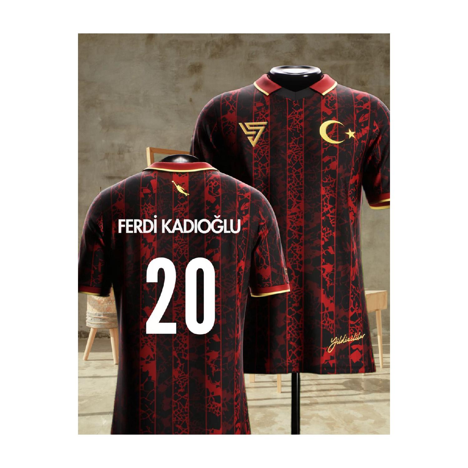 

F. Kadolu Trkiye Special Design Jersey Breathable Polyester Fabric S синий белл