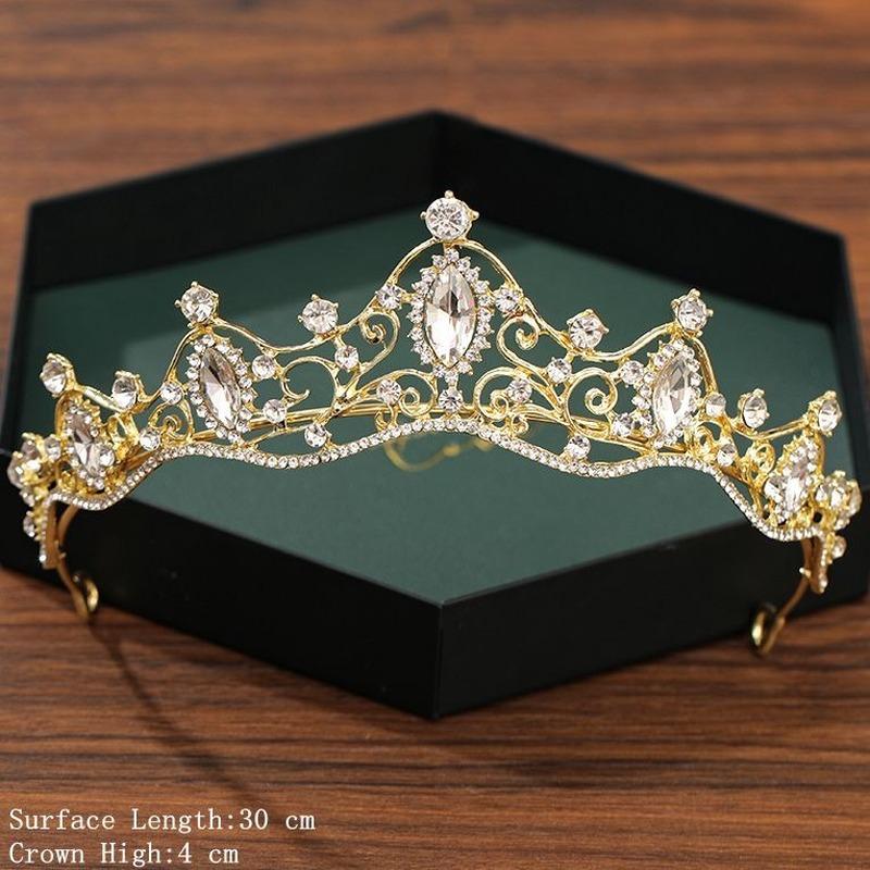 

Корона серебряного цвета и тиара, свадебные аксессуары для волос для женщин, корона для невесты, диадема со стразами, диадема, корона для невесты
