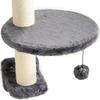 Cat Climbing Wall 4-Piece Set with Hammock, Cat Bridge (up to 5 kg), Dark Grey