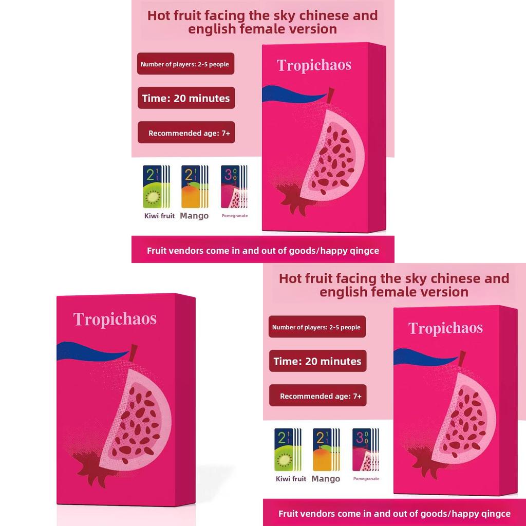 Tropichaos Card Game For 2 To 5 Players With Fun Play And Easy Rules