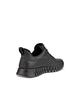 ECCO GRUUV Herren Echtleder Sneaker, Größe M, GORE-TEX Wasserdicht, Schwarz, Größen 26.5cm-27.0cm, 3E, 52522401001