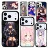 Hülle Case für iPhone 17 Air 16 Pro Max 15 Plus 11 13 Mini 14 12 Rückseite Handyhülle Anime Neko Katze Mädchen