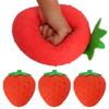 Super Size Strawberry Stress Relief Toy Soft Slow Rebound Fidget Toy Portable Sensory Play Gift For Family & Friends