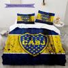 Boca Juniors  Pattern Bedding Quilt Set  Home Decoration  Gift (1 * duvet cover + 2 * pillowcase  without core)