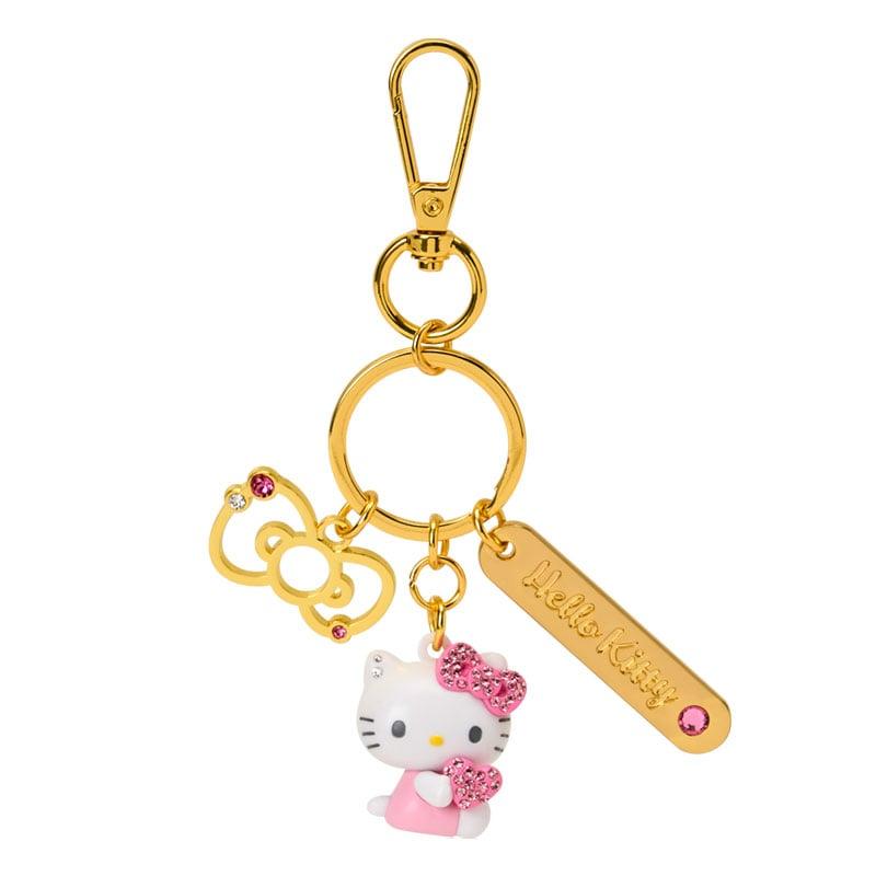 Sanrio Hello Kitty 3D Keychain with Stone Pink Japan NEW Sanrio Characters