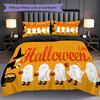 1PC Halloween theme pattern Bedding Quilt Set Quilt Cover Pillowcase Home Decoration Birthday Gift (1 * duvet cover + 2 * pillowcase, without core)