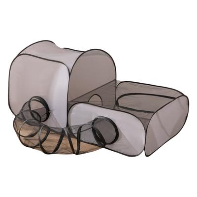 Expandable Pet Tunnel House Enclosure Removable Game Playpen Shelter House Foldable Design Easy Storage and Transport