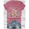 New Fashionable Short-sleeved Printed Pattern Summer T-shirt Top