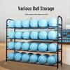 Kindergarten Double-Layer Stainless Steel Sports Ball Cart
