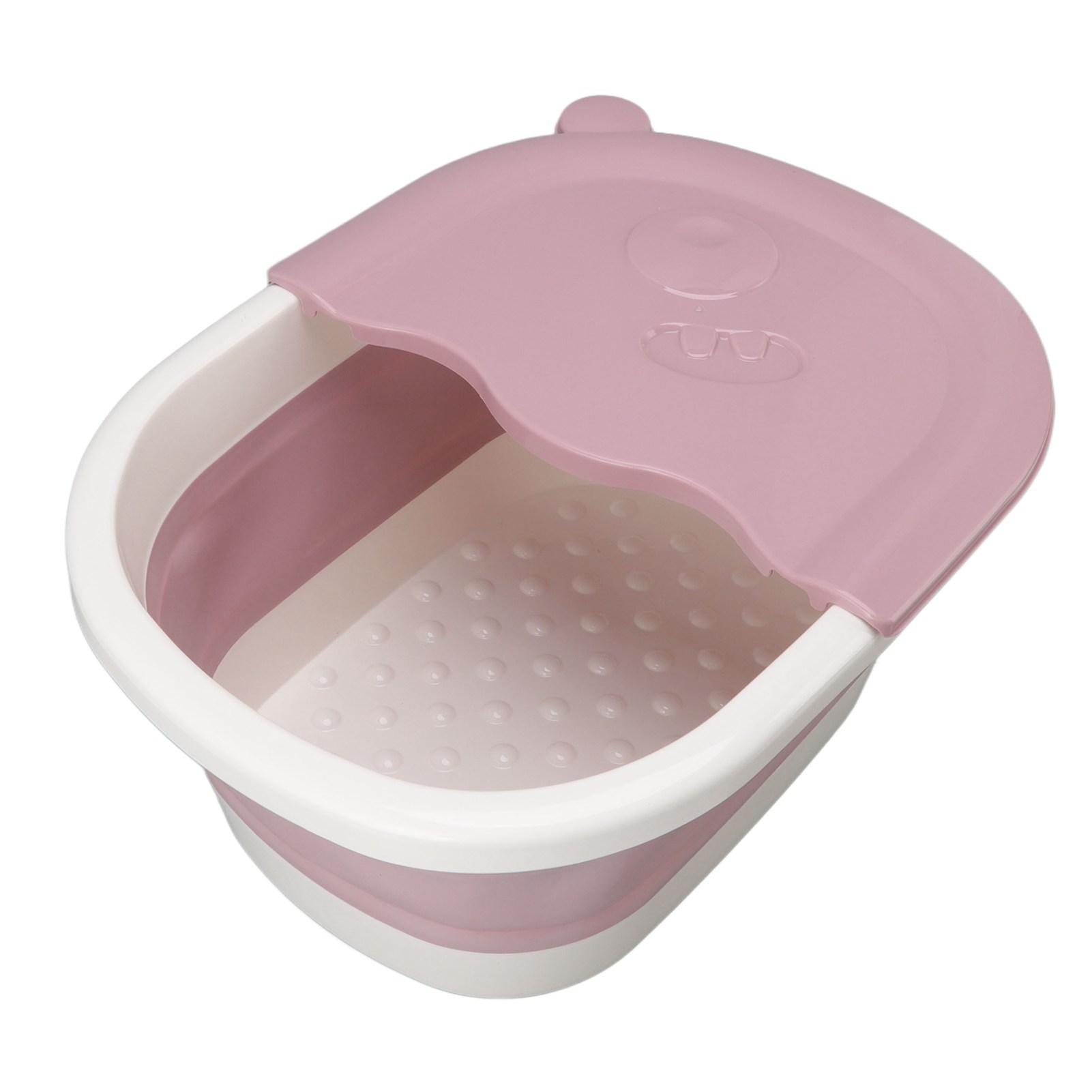 Foot Soaking Tub Foldable Foot Bath Foot Tub Bucket for Children Foot Bath Plastic Wash Bathtub