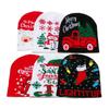 Christmas Tree Red Knitted Woolen Hat Snowman Santa Claus Beanie Hat Xmas Headwear  Winter Autumn