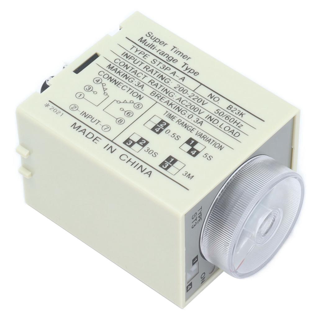 BERM Time Relay Adjustable Power On Timer Delay Accessory Replacement Part ST3PAA(DC24V )