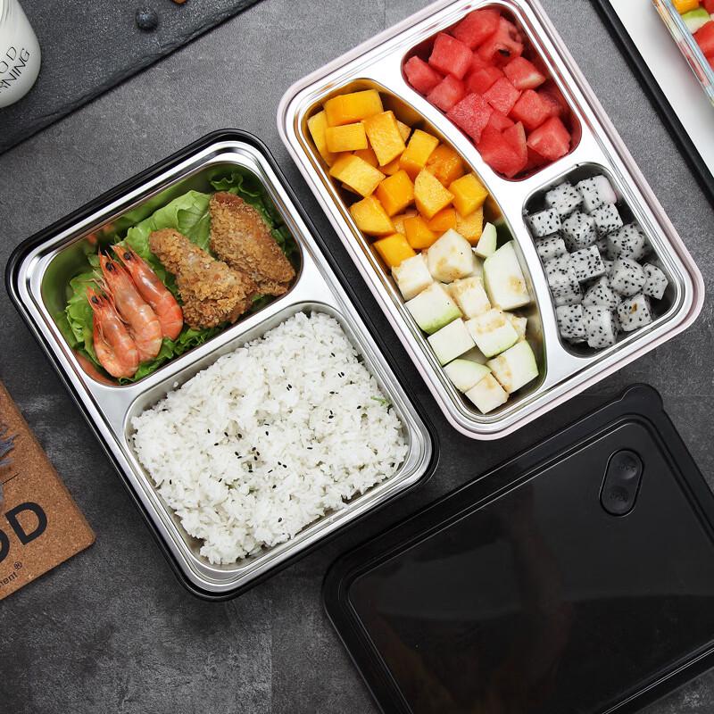 Parker Double-Compartment 304 Stainless Steel Lunch Box
