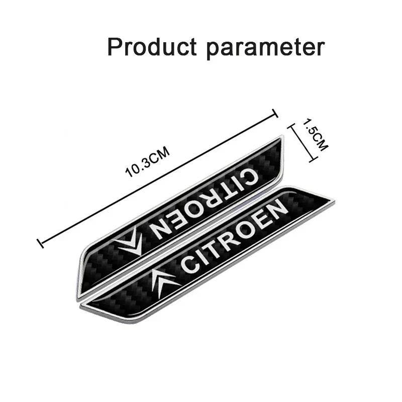 for Citroen Zx6r Xsara Picasso Berlingo Sega Vulcan C2 Aircross C3 C4 C5 Saxo C Elysee Car Side Stickers Emblem Auto Accessories