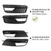 Paar Nebelscheinwerfer vorne Schwarze Ziergitter Grill 8T0807681K 8T0807682K Passend für A5 S-Line S5 2013-2016