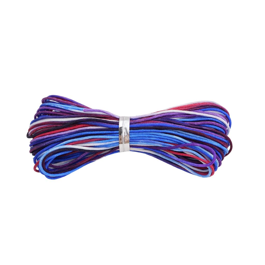 5-50m/lot 0.8mm Cotton Cord Nylon Cord Thread String DIY Beading Braided Bracelet Jewelry Making