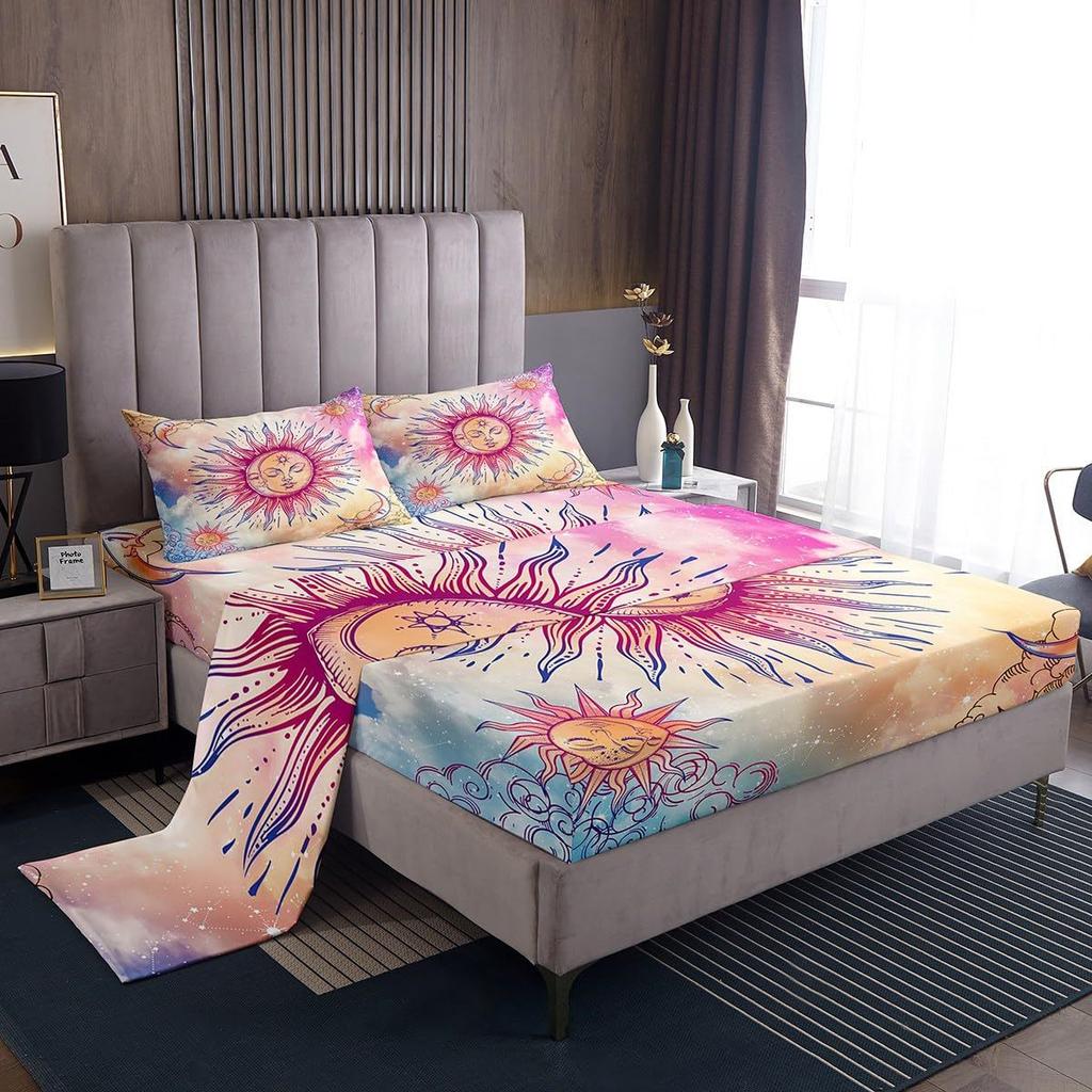Gamepad pattern mattress four-piece digital printing bedroom room dormitory bedding decoration