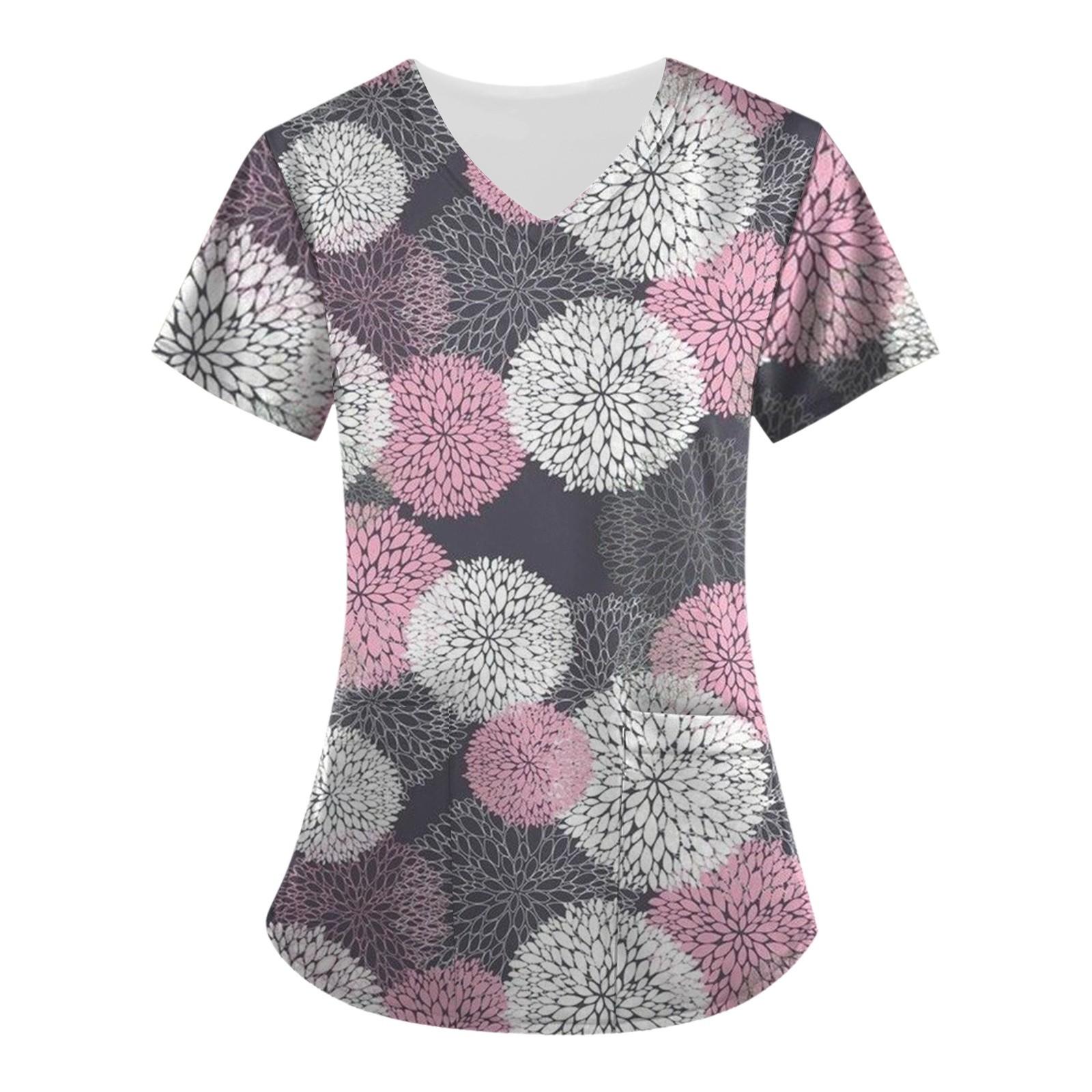 

Жіночий топ з V-подібним вирізом і короткими рукавами до Дня Святого Валентина L сірий колір