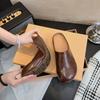 New Spring Autumn Women's Boken Slippers Cover Toe Flat Leaked Heel Women Shoes Leisure Versatile Soft Sole Zapatillas De Mujer