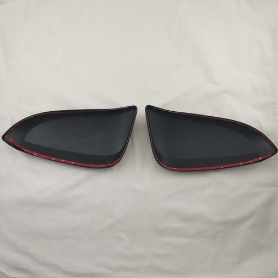 Matte Black Rearview Mirror Cover Trim For 2015- Toyota Hilux Revo