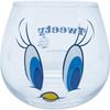 Looney Tunes Tweety Wobble Glass Tumbler 290ml Made In Japan SAN3839